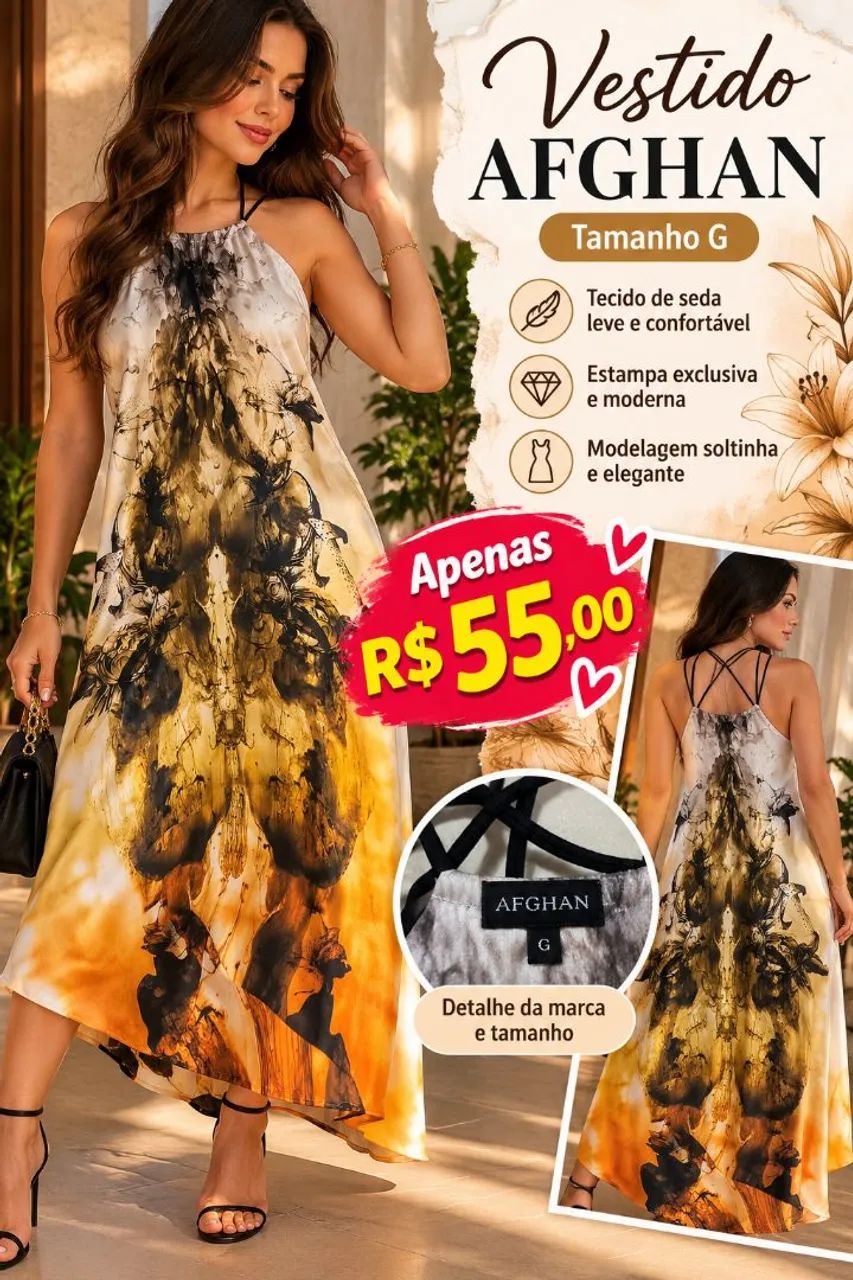 Vestido Afghan