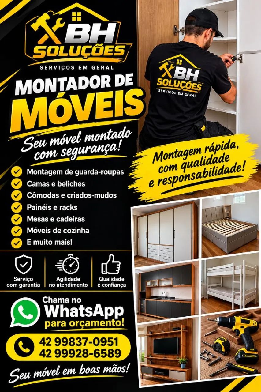 Solução em montagem de móveis.