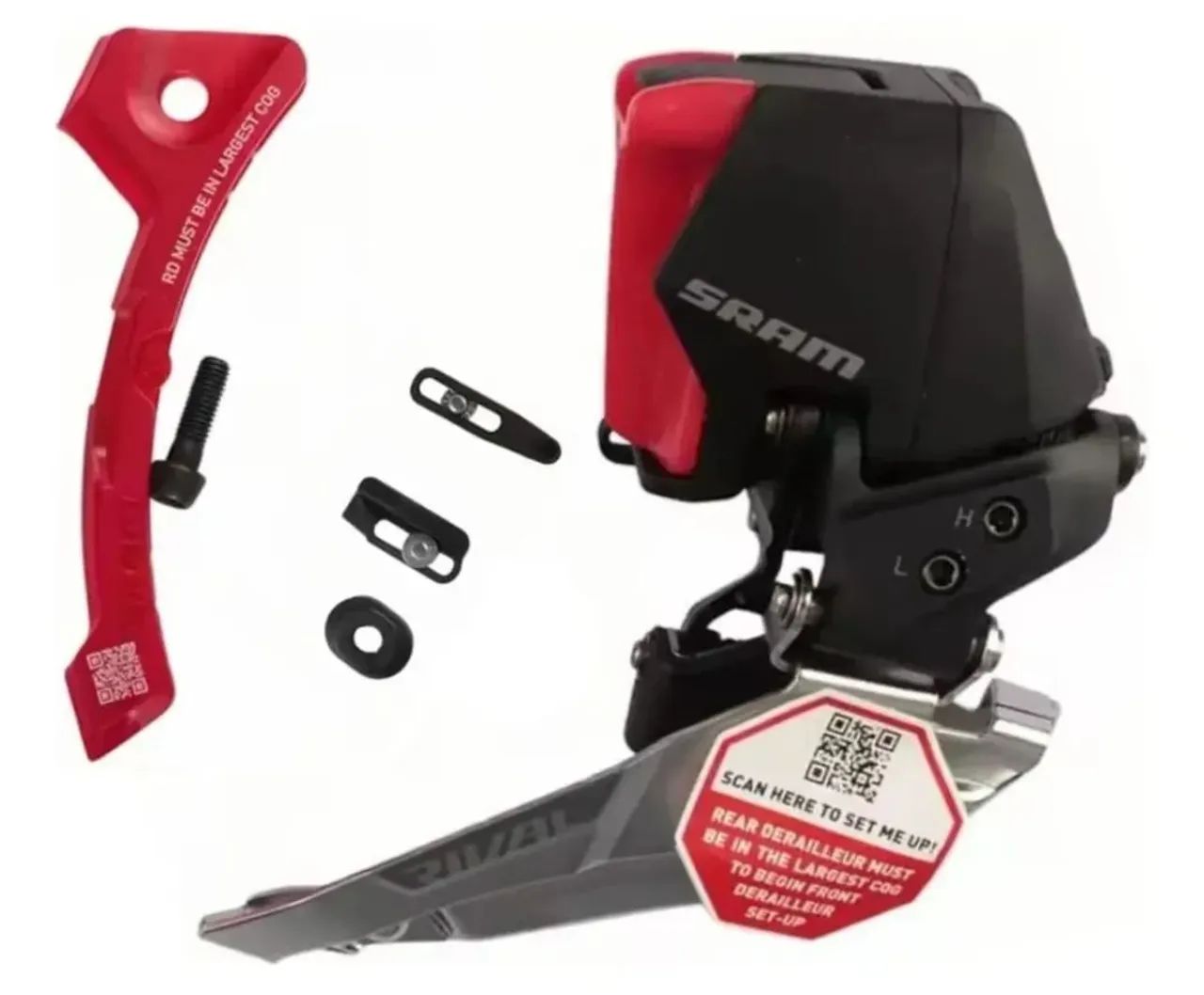 Câmbio dianteiro Sram rival Axs E1 12 velocidades 