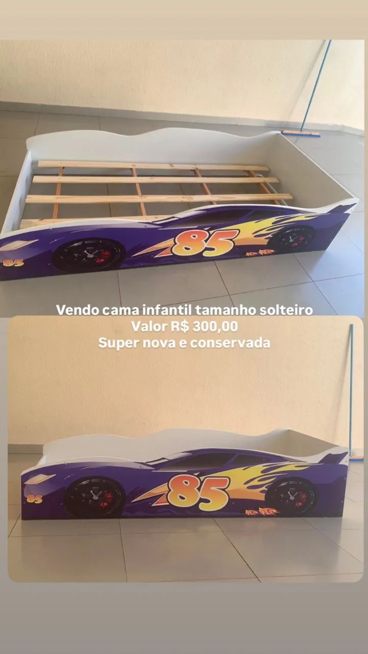 Cama infantil de carrinho 