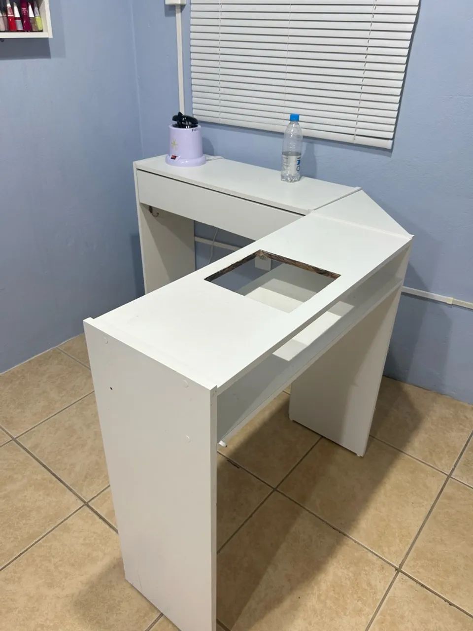 Mesa manicure usada com coletor de pó  - Foto 2
