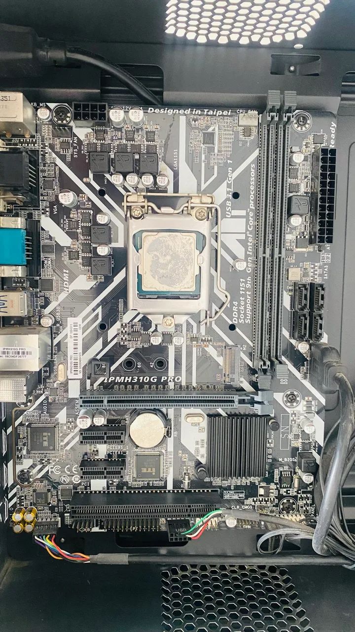 Kit Intel CPU i3 9100 + placa mãe - Foto 2