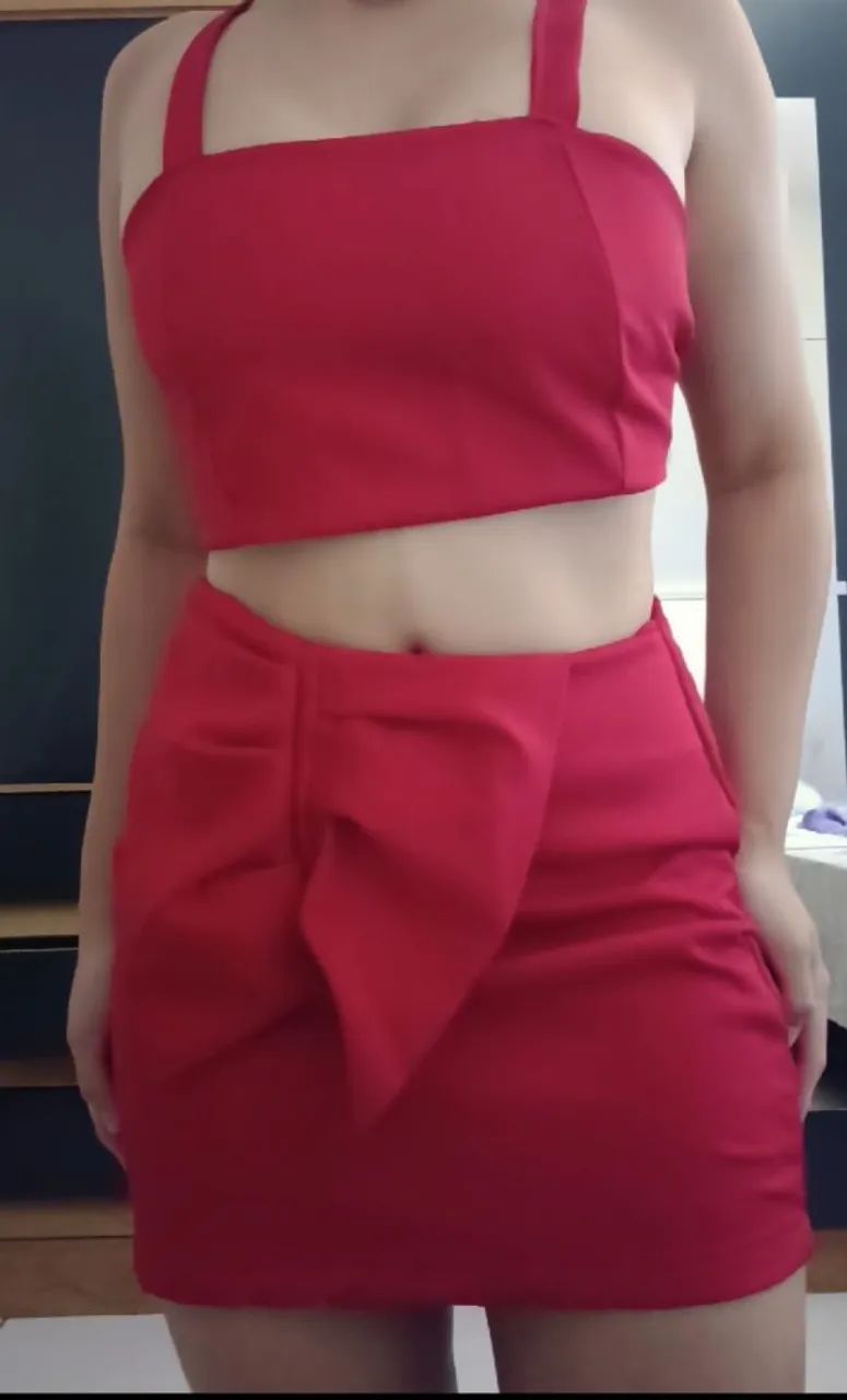 Conjunto vermelho  - Foto 2