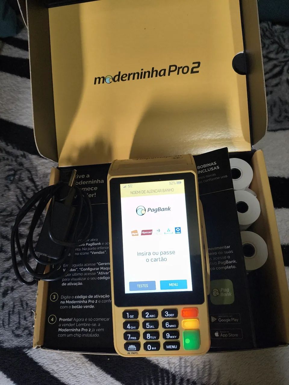 Moderninha Pro 2 Nova com transferência de titularidade 
