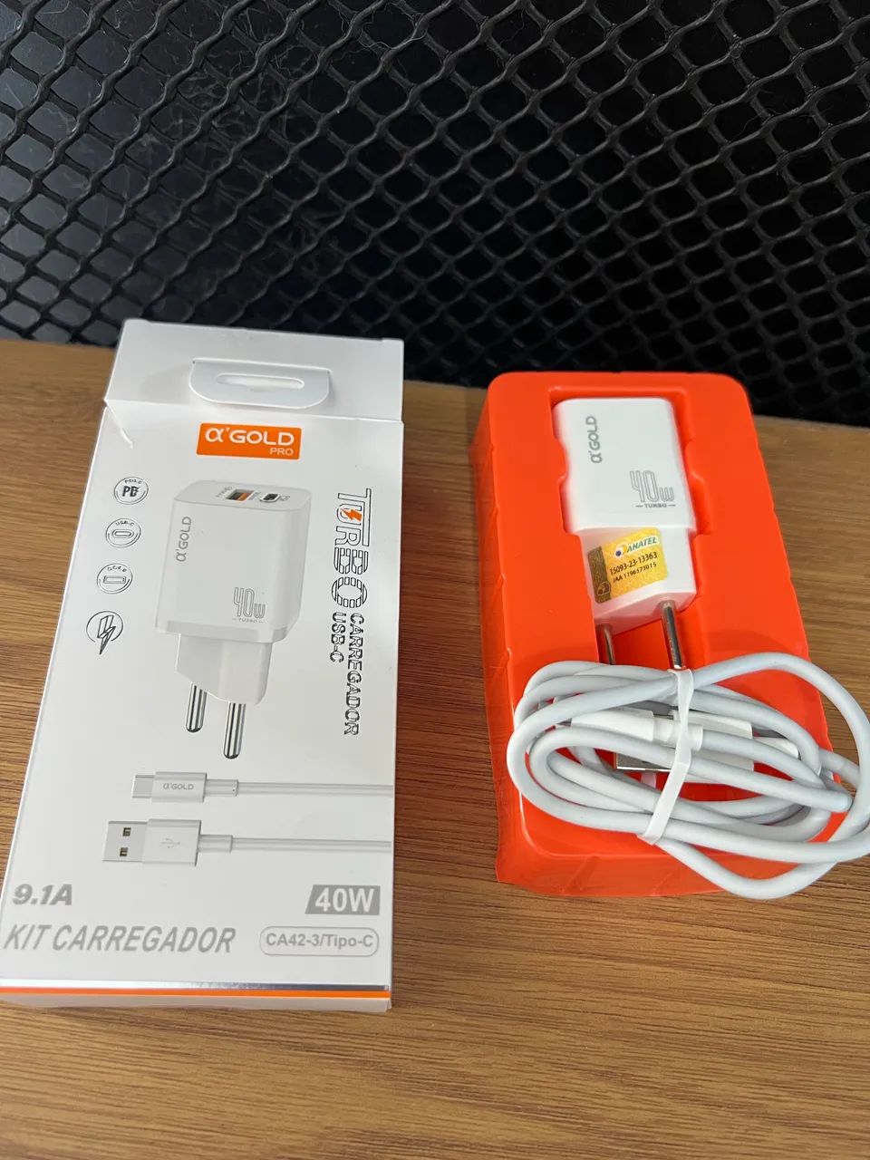 Kit Carregador Super Turbo 40W Porta Dupla (USB-C + USB-A) + Cabo USB Tipo-C - Foto 6