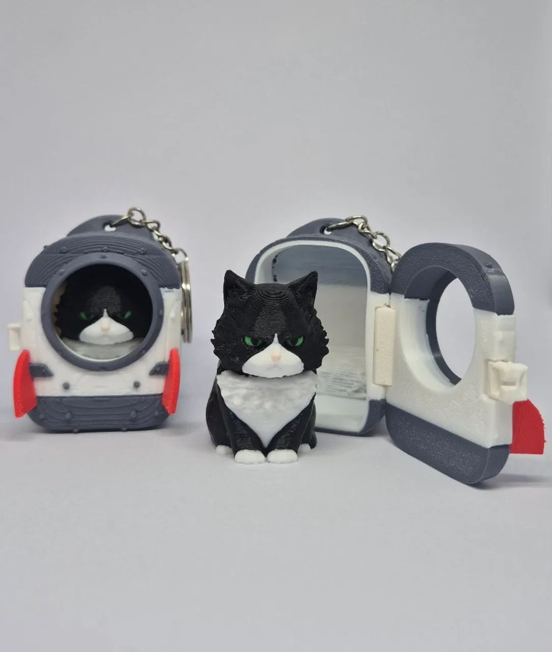 Chaveiro mochila gato - Foto 5