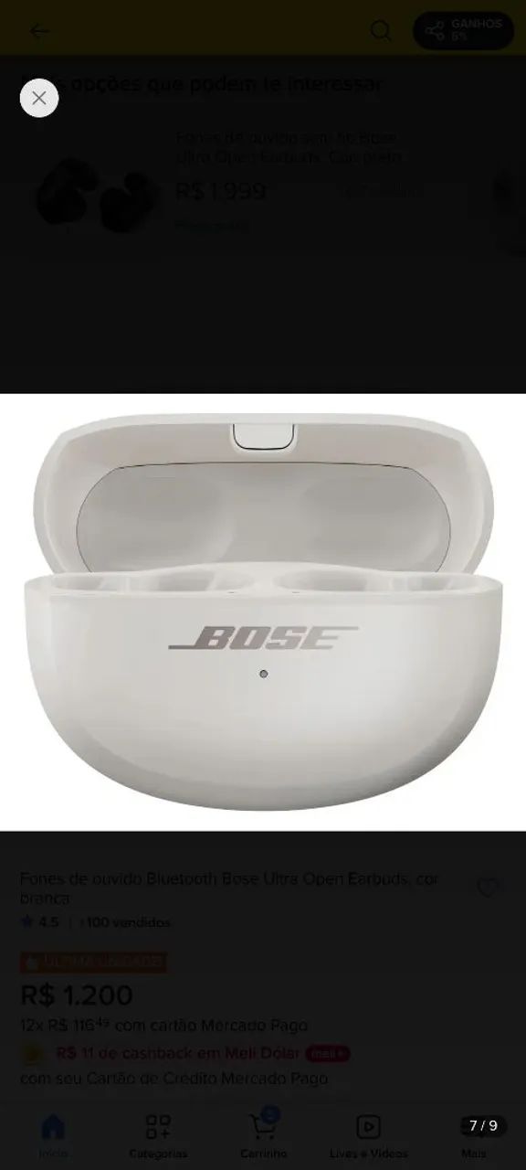 Fone bluetooth bose - Foto 2