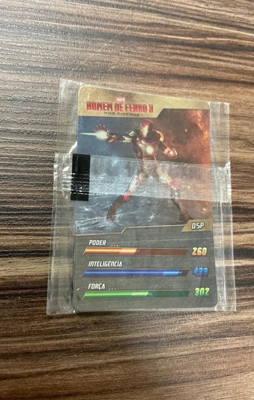 Card elma chips iron man 3 lacrado - Foto 2