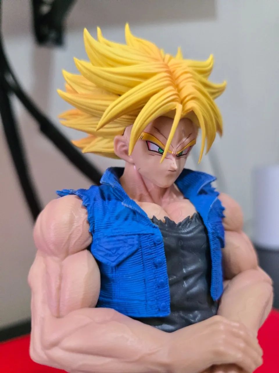 Action Figure Trunks Super Saiyajin Dragon Ball Z 25cm Com Espada - Foto 2