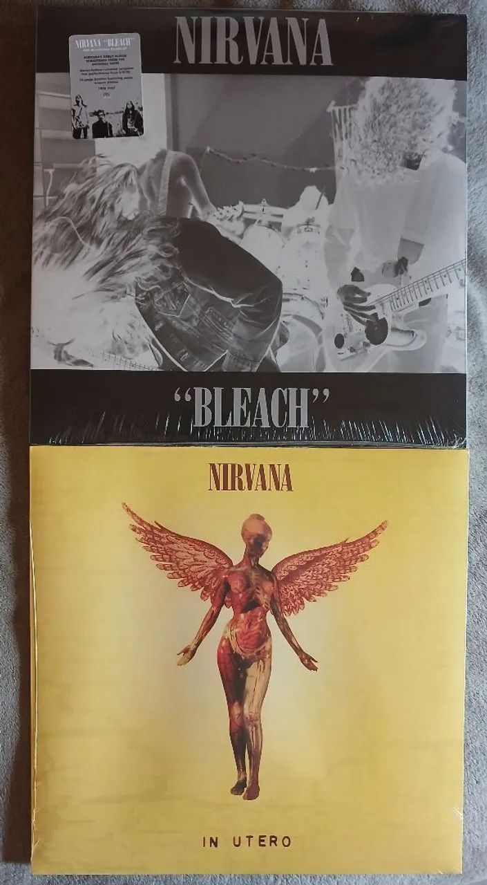 Dois lps vinil Nirvana - Frete grátis 