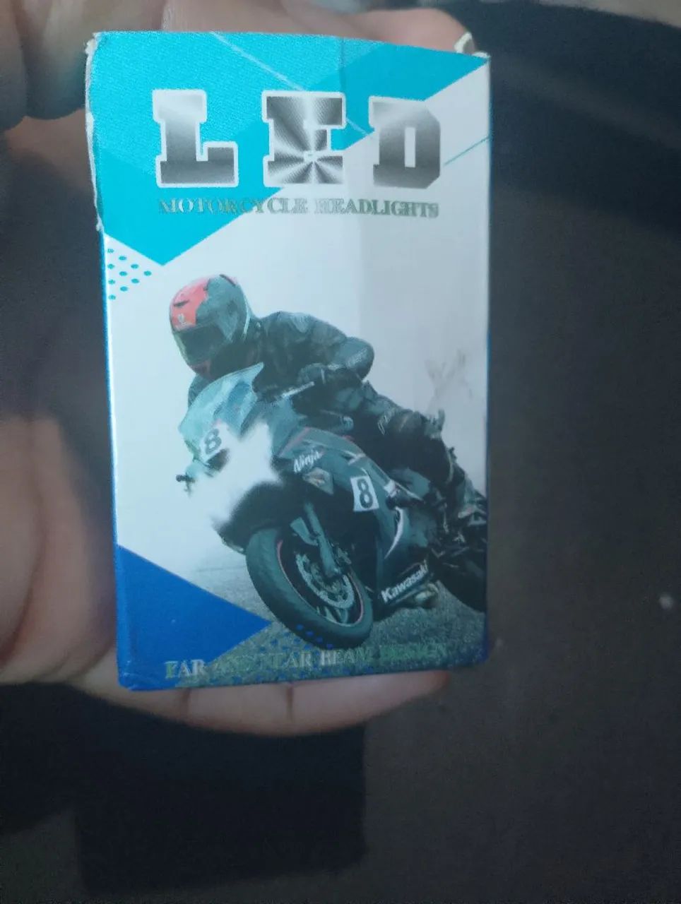 Lâmpada super branca para moto ?