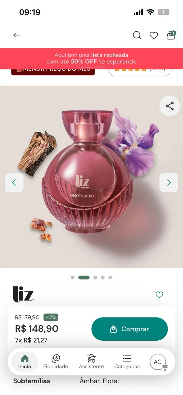 Perfume oboticario liz intenso  - Foto 2