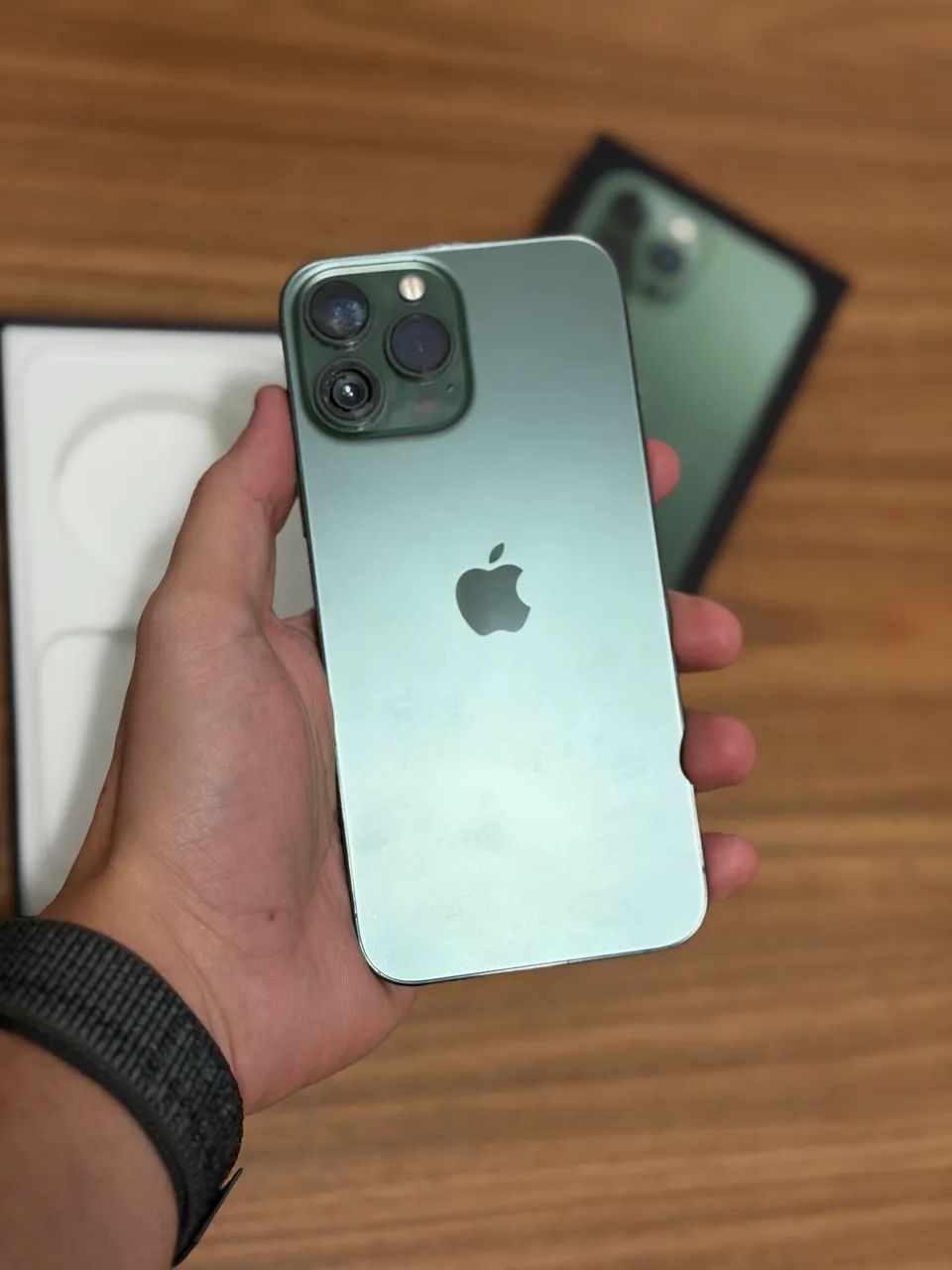 iPhone 13 Pro Max 256GB Verde Alpine - Original - Bom Estado - Foto 2