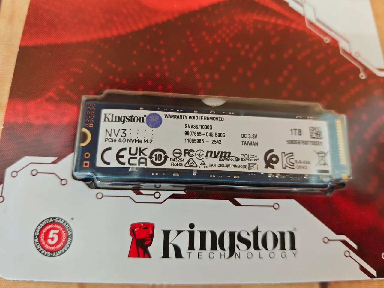 SSD Nvme 1tb Novo Lacrado Kingston Nv3 - Foto 3