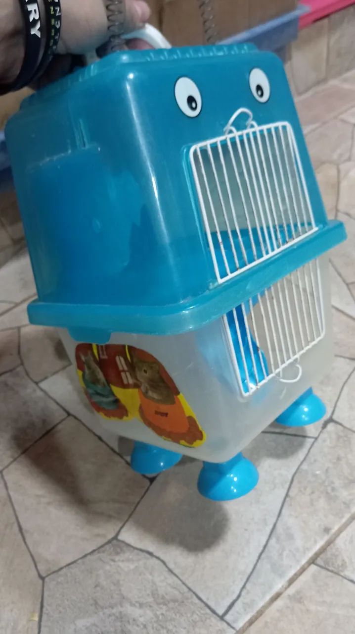 Gaiola de transporte de hamster 