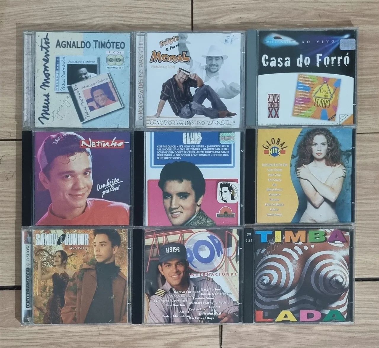 CDs diversos a 5 reais cada