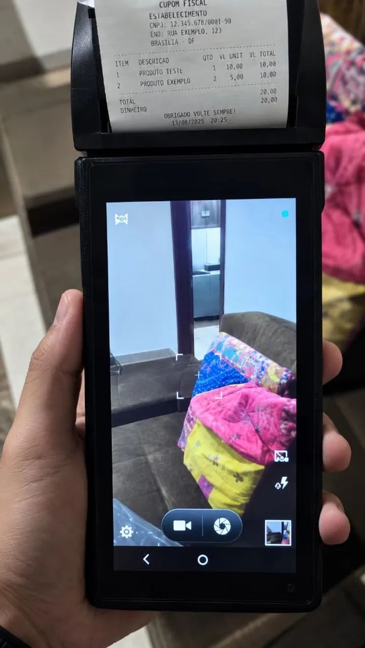 Vende-se 3 máquinas Smart P2 (PAX P2) pos com impressora  - Foto 3