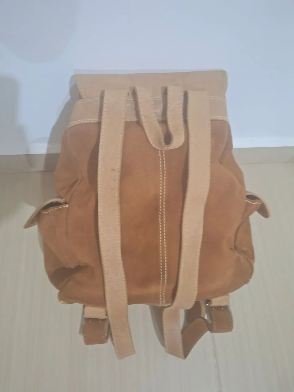 Mochila de couro legítimo - Foto 2
