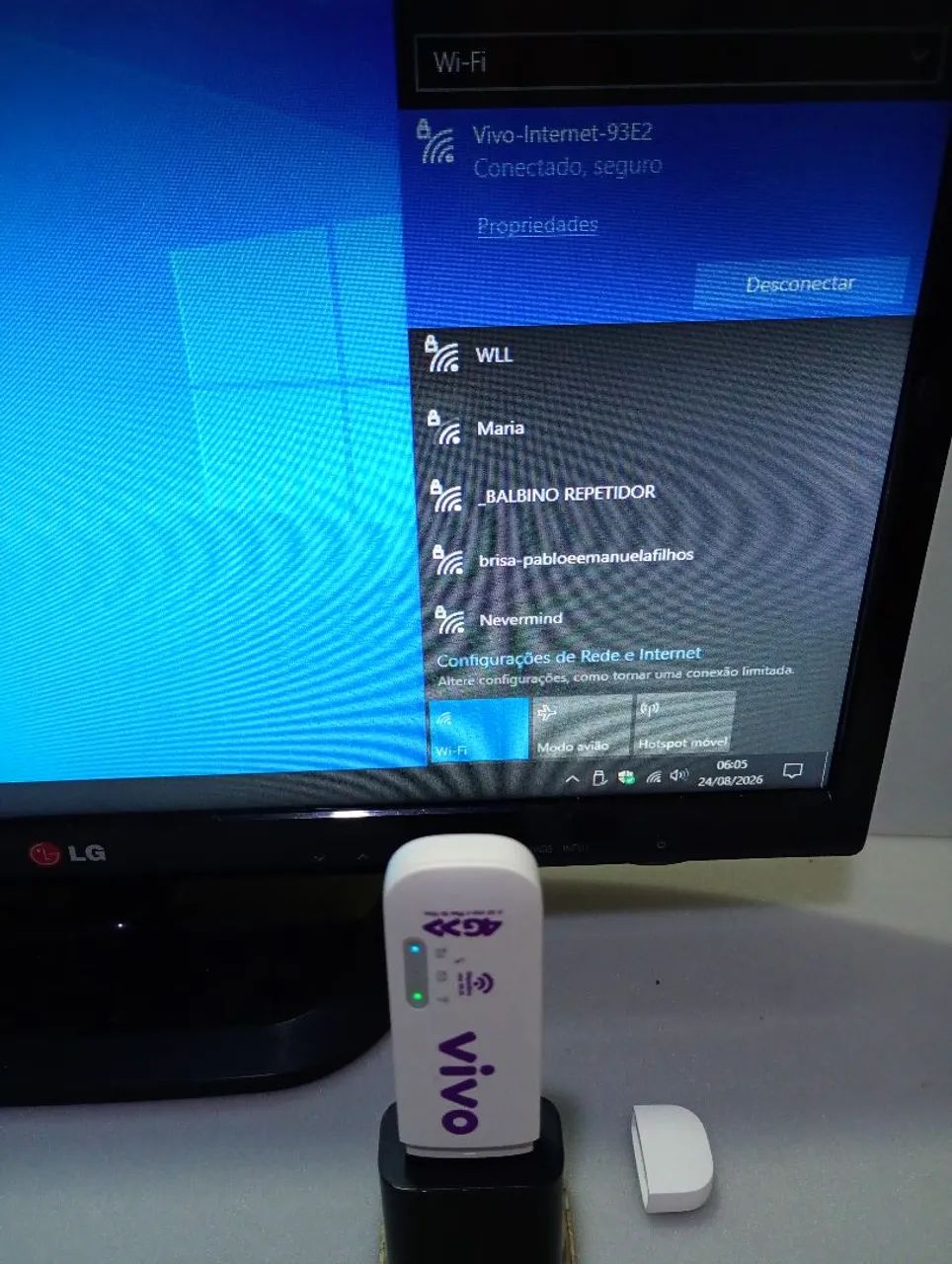Modem 4G Wi-fi Funciona Como Roteador HUAWEI USB - Foto 2