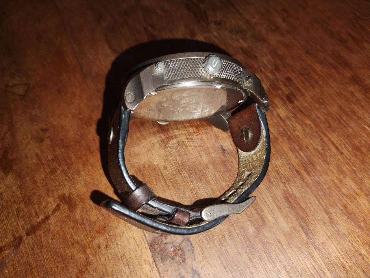 Lindo Relógio Diesel original DZ 7246 couro - Smartwatches - Santa