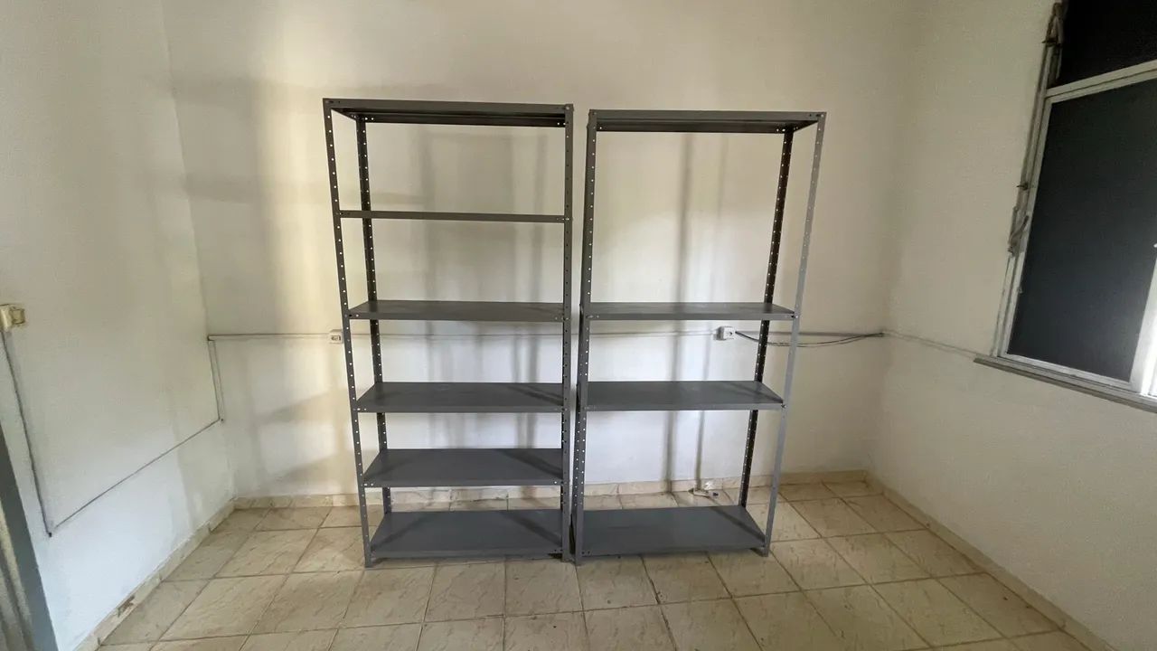 Steel Shelf with 6 Shelves, 2 m x 90 cm x 30 cm