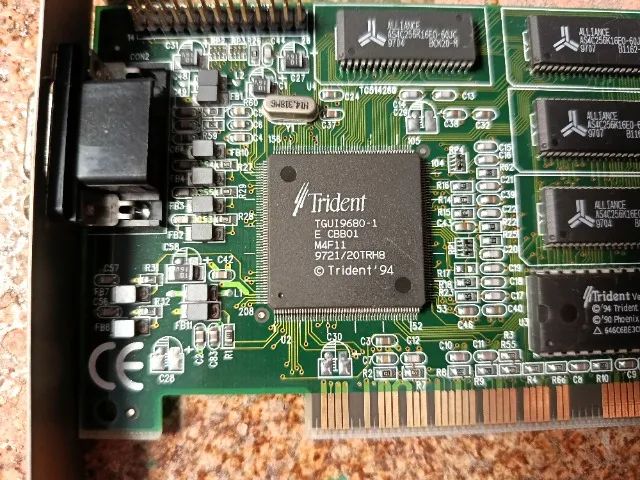 Placa de video Trident 9680 PCI 2MB - Foto 2