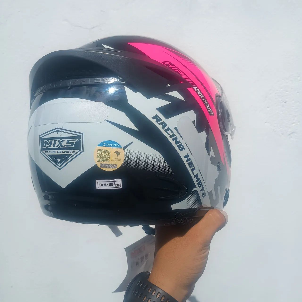Capacete feminino 58 Novo - Foto 4