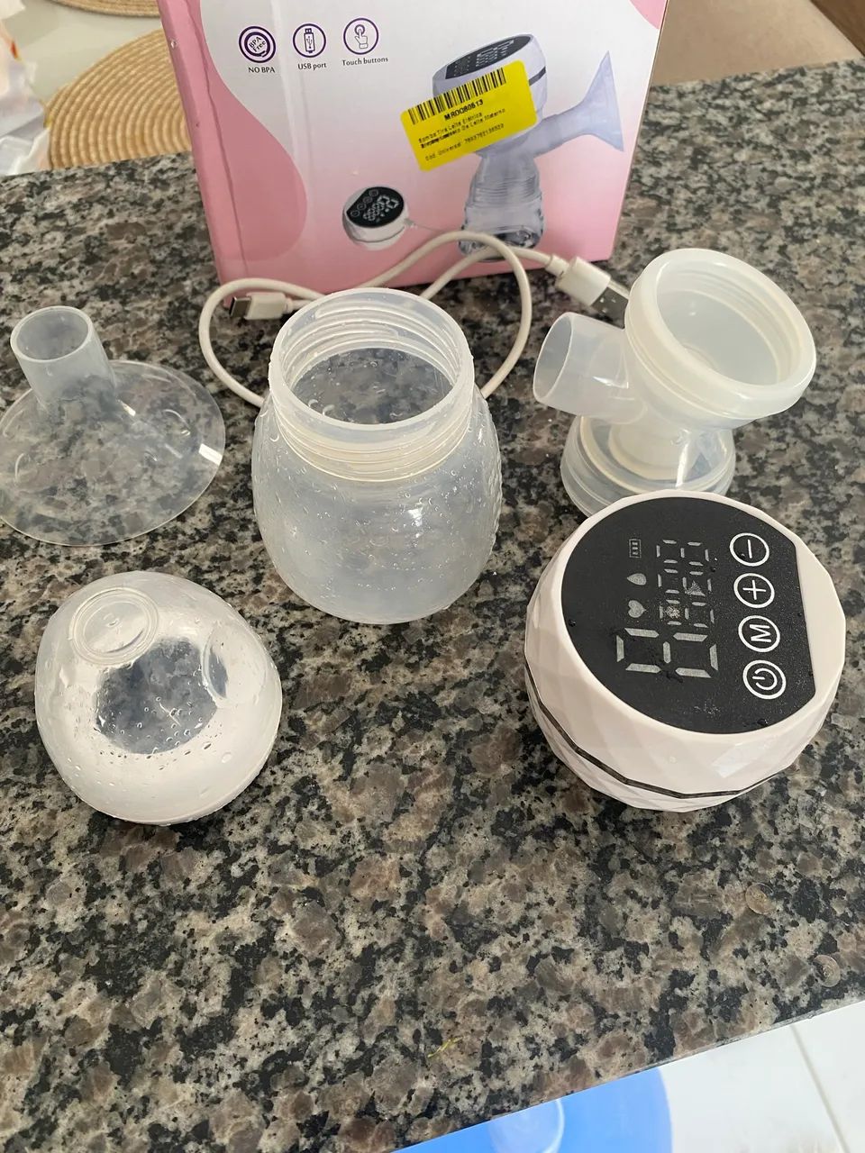 Bomba elétrica tirar leite 