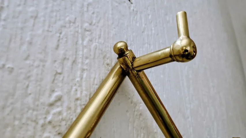 Cabideiro de Parede em Metal Dourado  - Foto 3