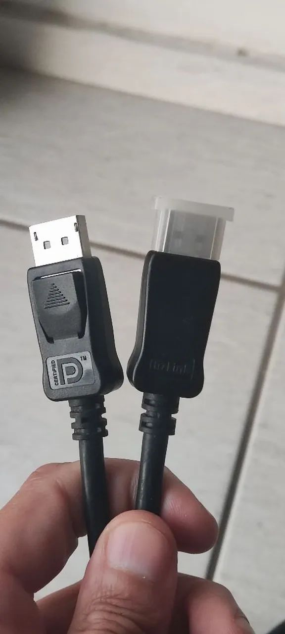 cabo DisplayPort (DP) macho