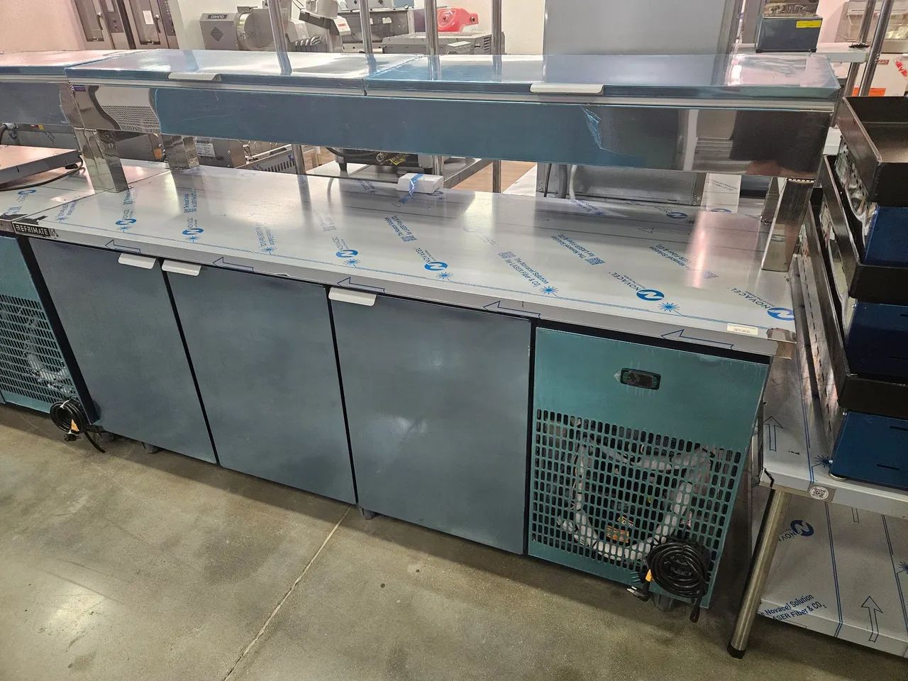 balcão refrigerado condimentador 2 metros