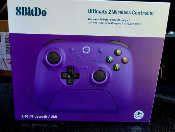 controle 8bitdo ultimate com base (envio olx pay) - Foto 2
