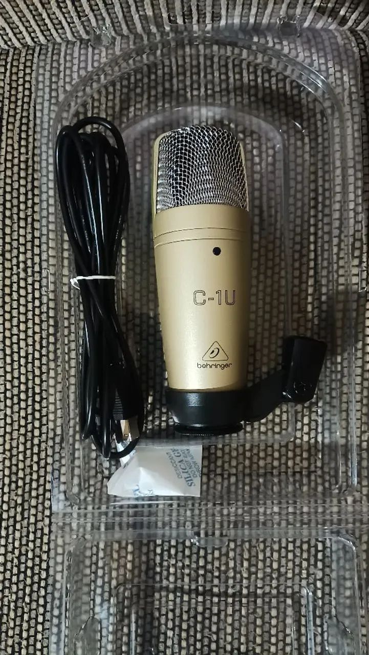 Microfone Behringer C-1u USB novo - Foto 4