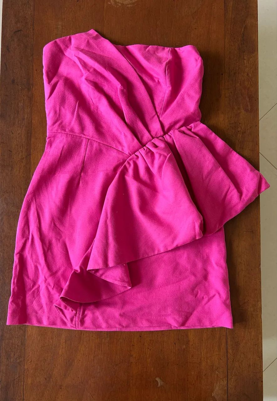 Vestido curto rosa  - Foto 2