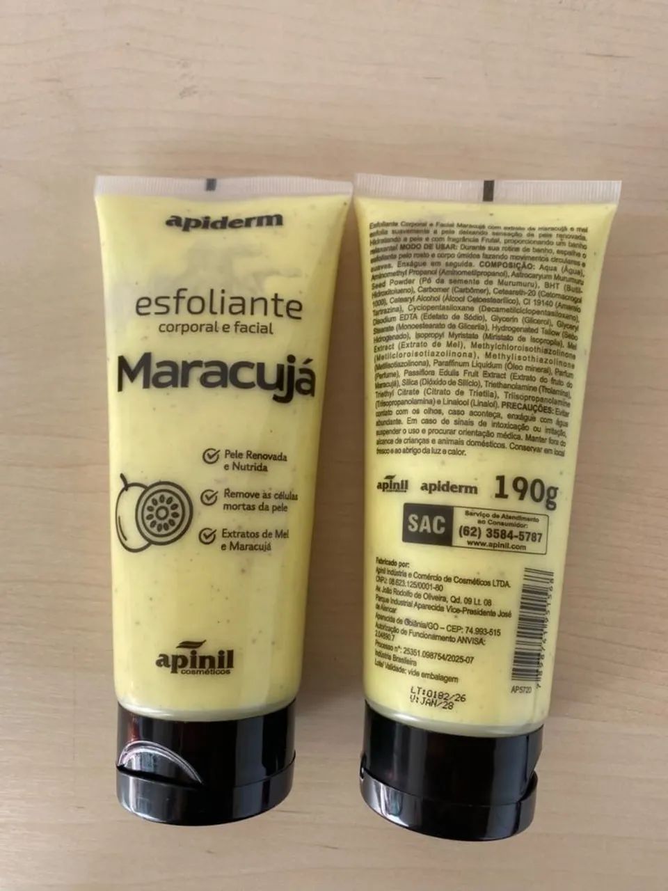 Esfoliante corporal e fácil
