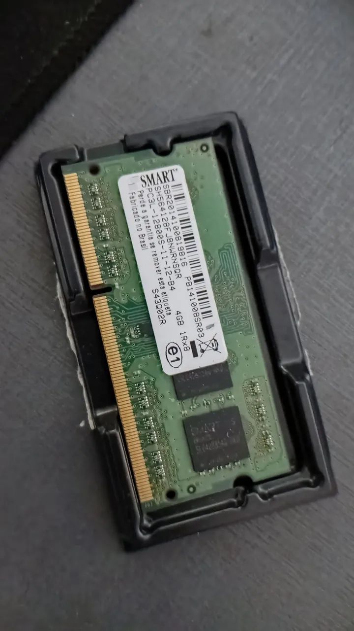 Memória RAM DDR3 PC3L 4GB notebook 