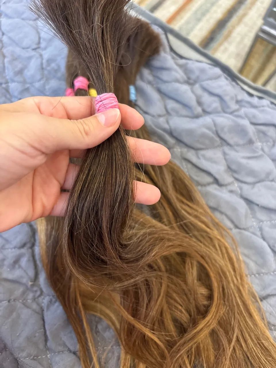 Cabelo humano indiano com luzes - 174 g - 40/45 cm - Foto 2