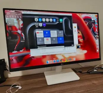 Monitor LG Ultrafine 27 4K IPS 27US500-W - Estado de Novo + NF +