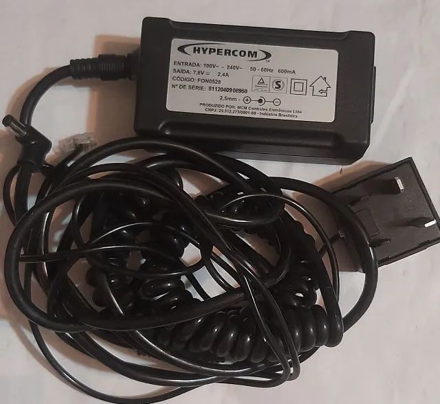 Fonte Hypercom 7,8V 2,4A Fon0528 2,5mm Bivolt - Foto 3