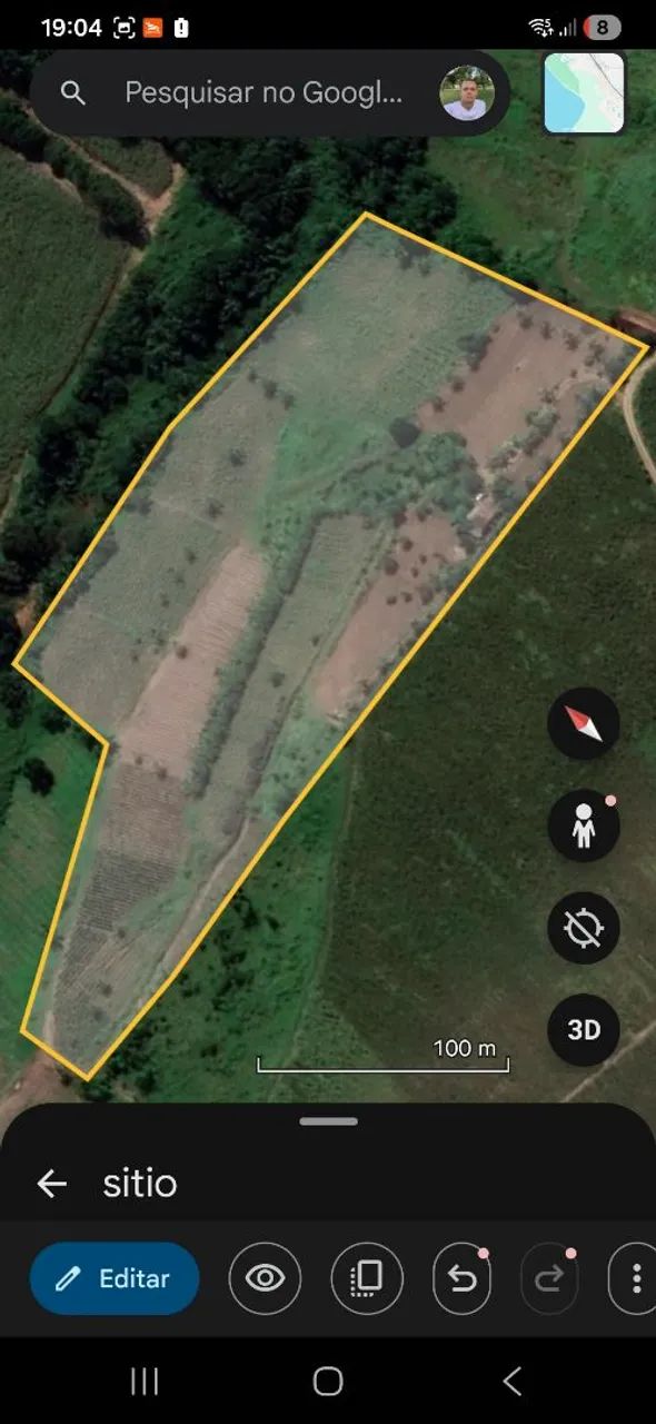 Sitio 3 hectare em alhanda 