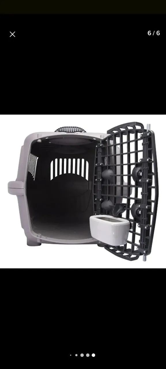 Caixa De Transporte Para Cães No5 Plast Pet Cargo  - Foto 6