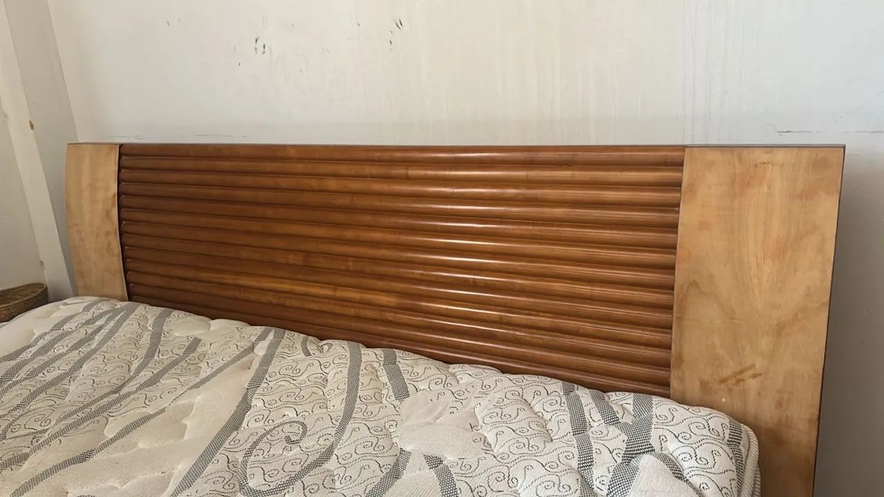 CAMA + COLCHÃO QUEEN SIZE  - Foto 5