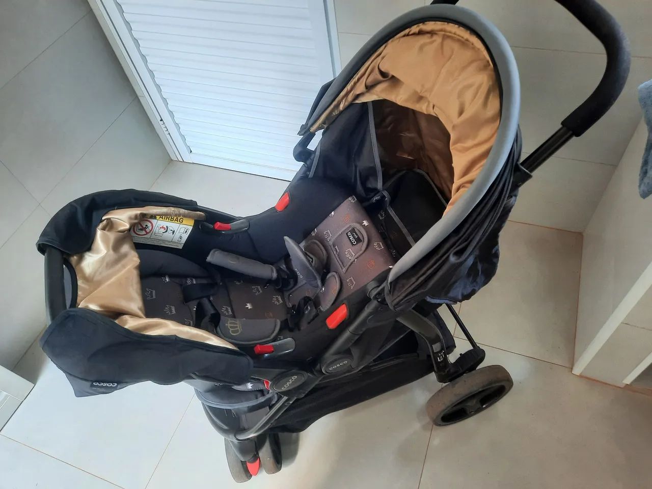 Carrinho e bebe conforto Kit - Foto 3