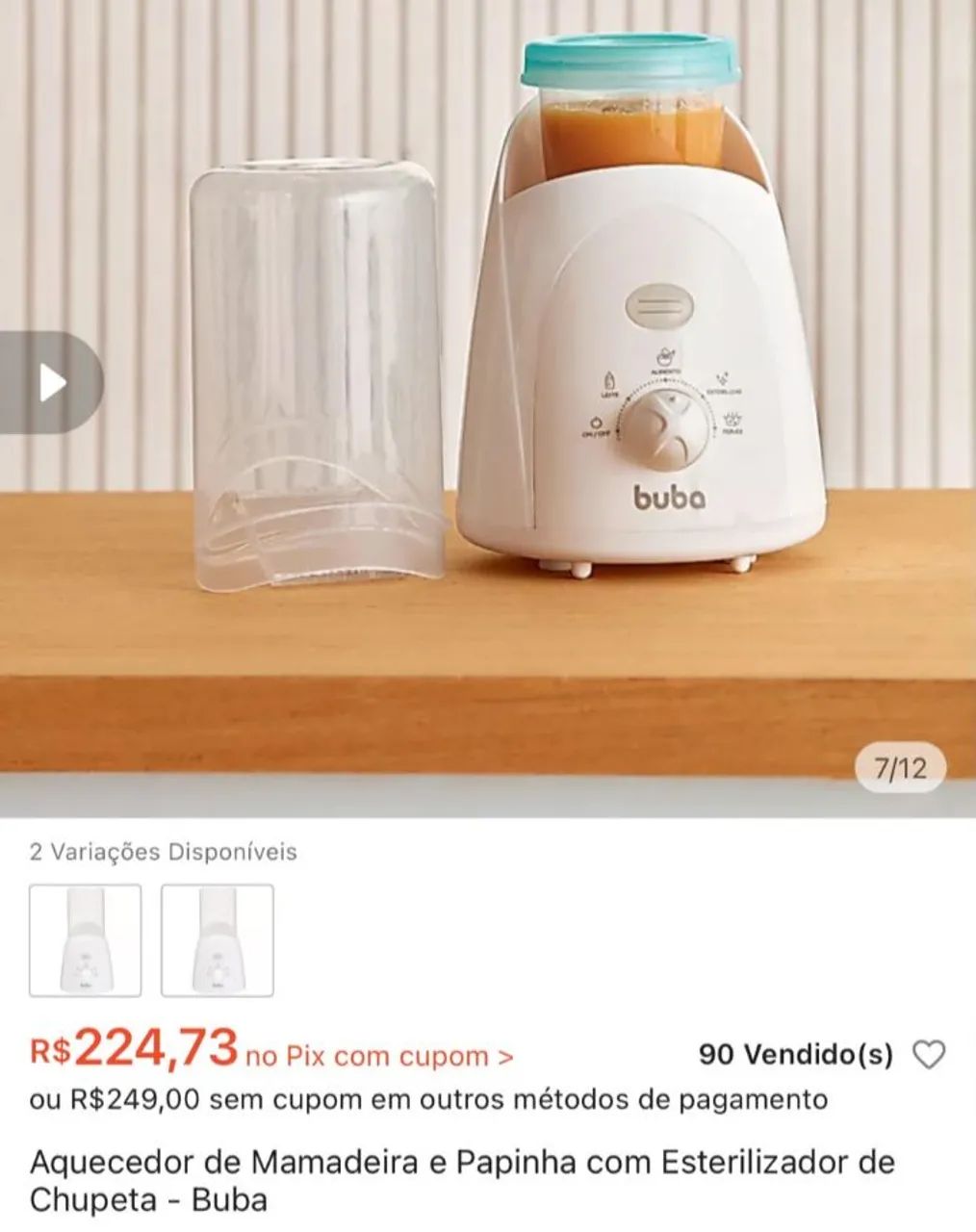 Aquecedor e esterilizador  - Foto 2