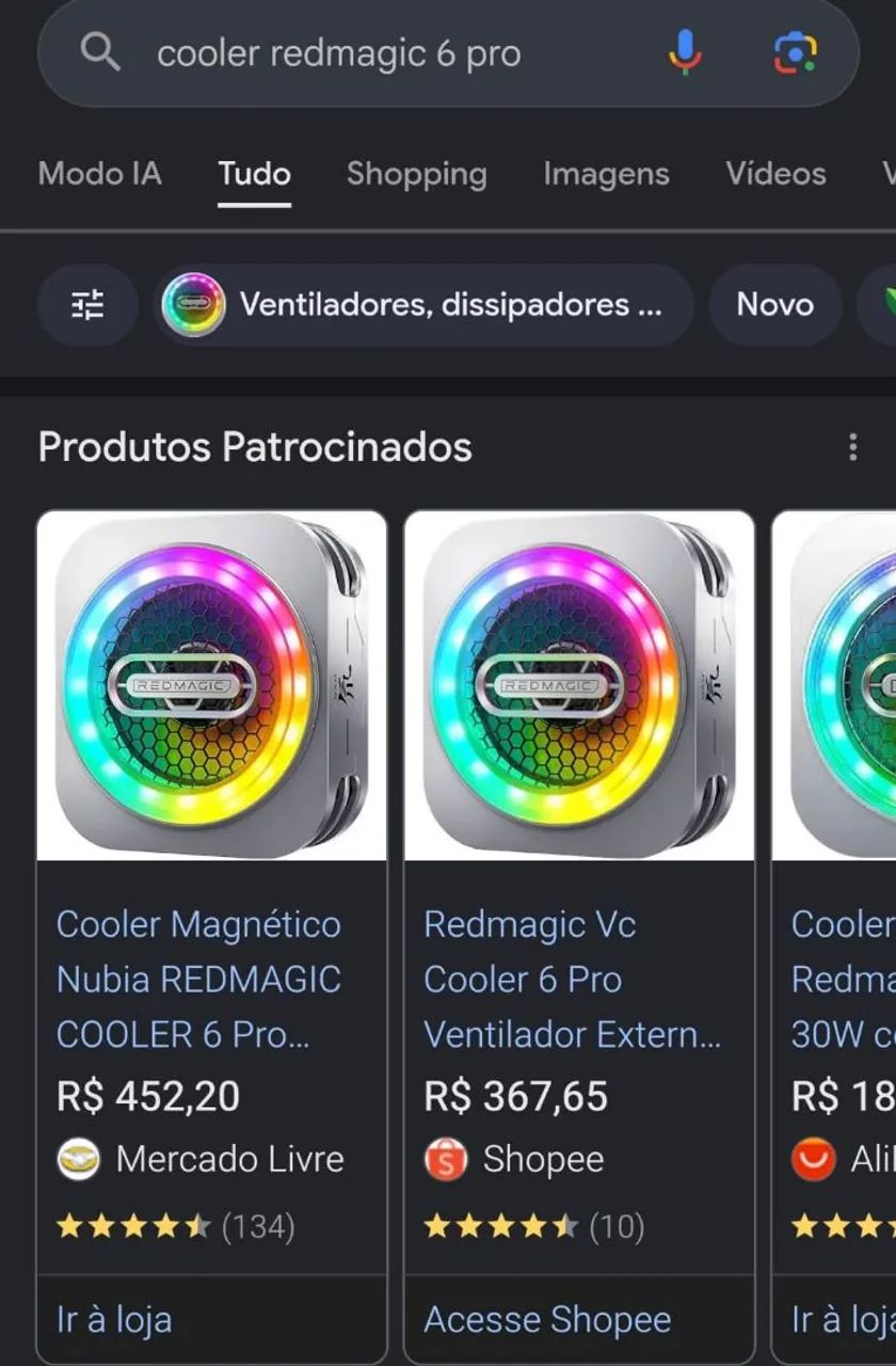 Cooler Red Magic 6 pro  - Foto 4