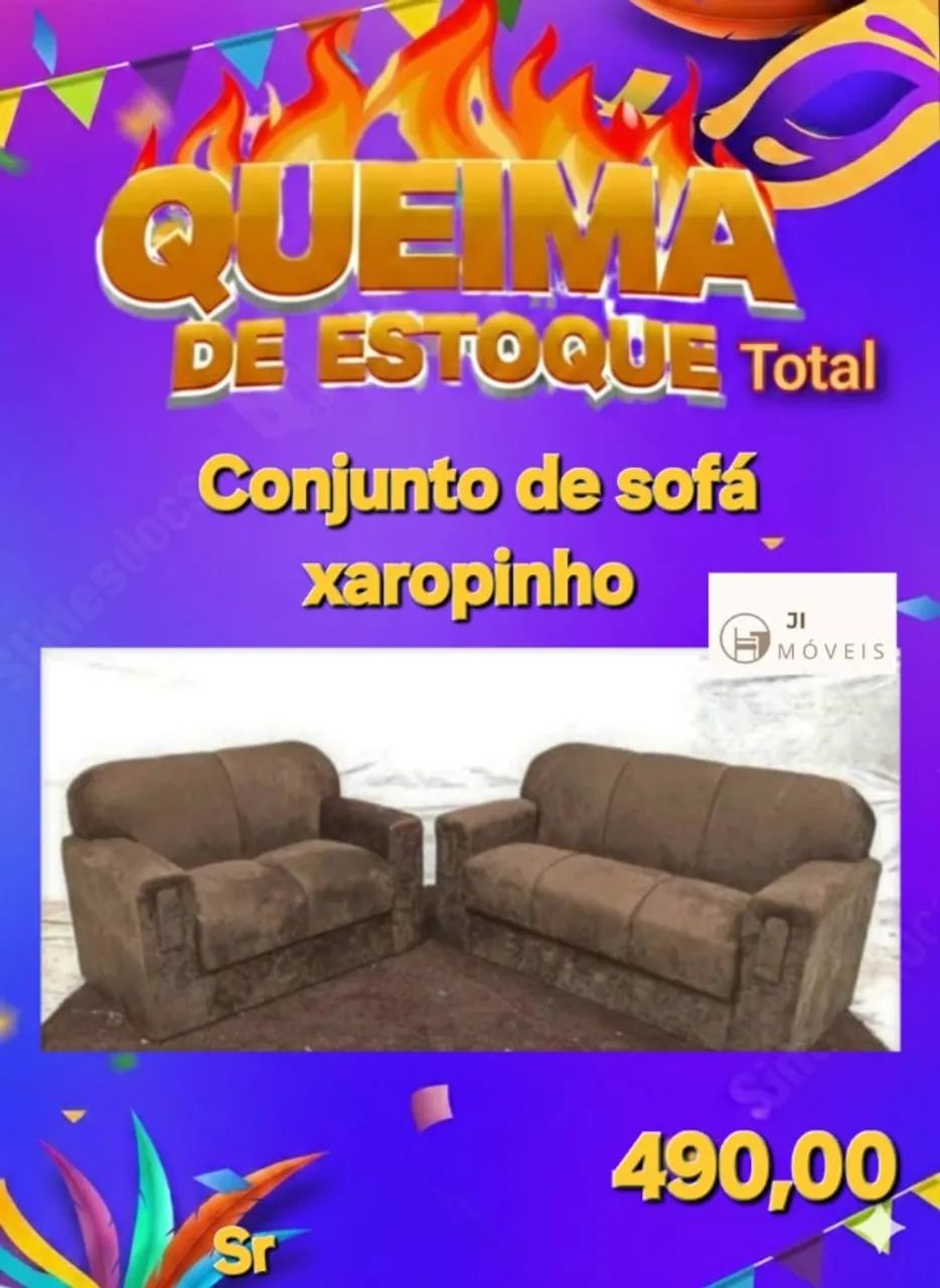 Sofá 2 e 3 lugares 
