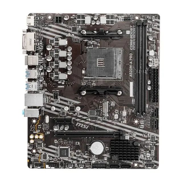 Placa Mãe Msi A520M-A PRO Am4 - Foto 5
