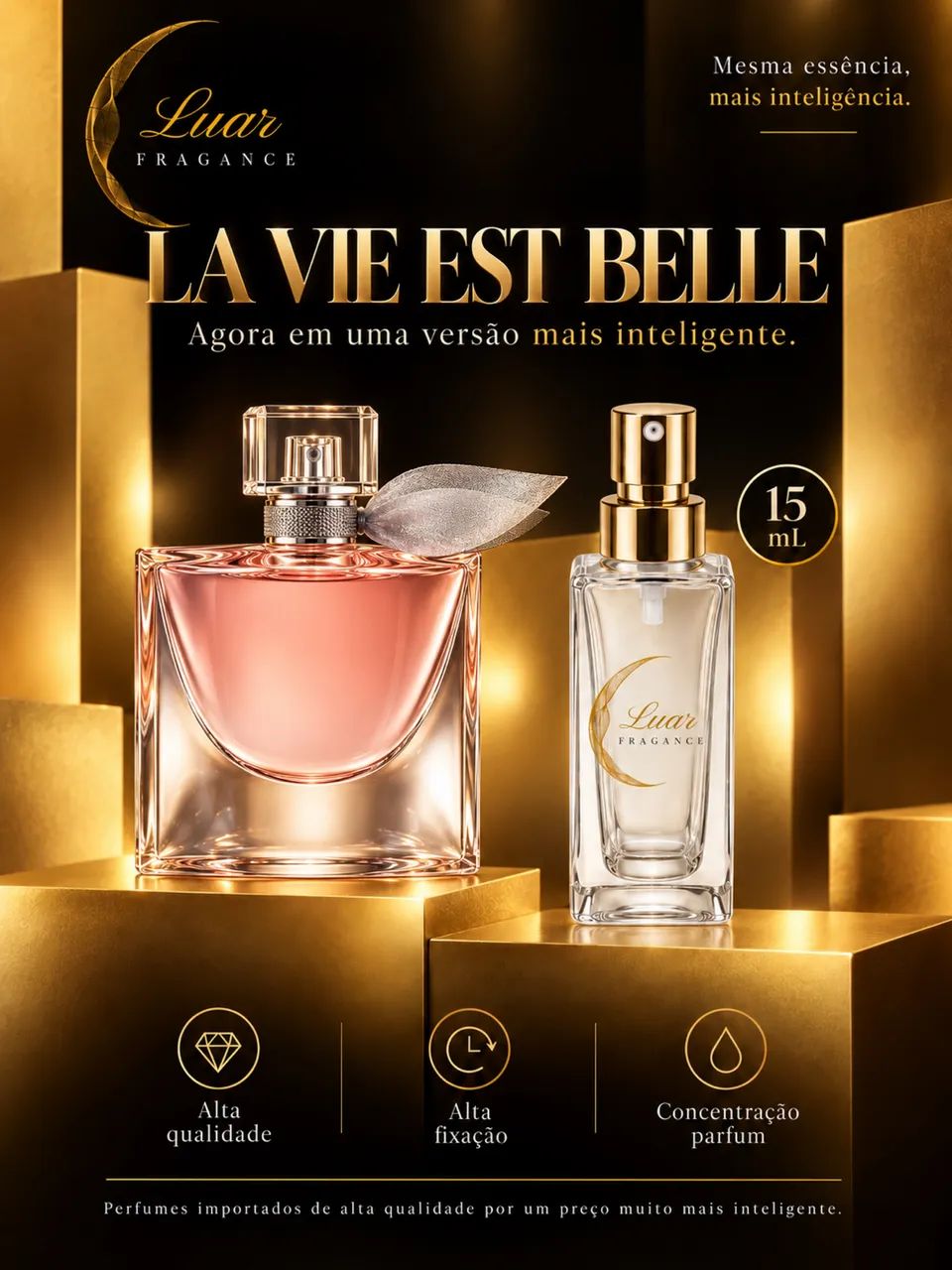Kit 2 perfumes femininos Alta Qualidade | 15mL - Foto 4