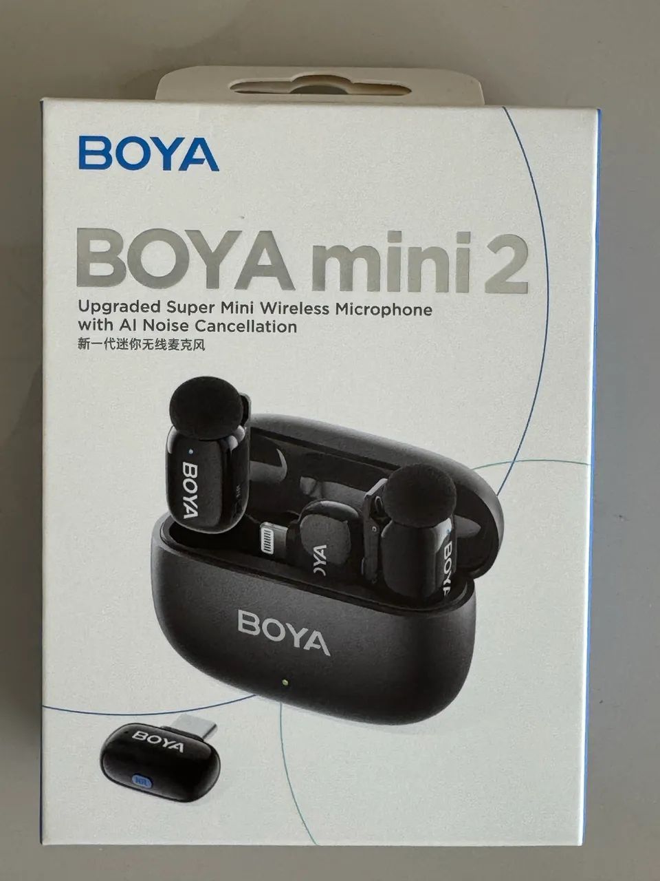 BOYA mini 2 Microfone de Lapela - Foto 3