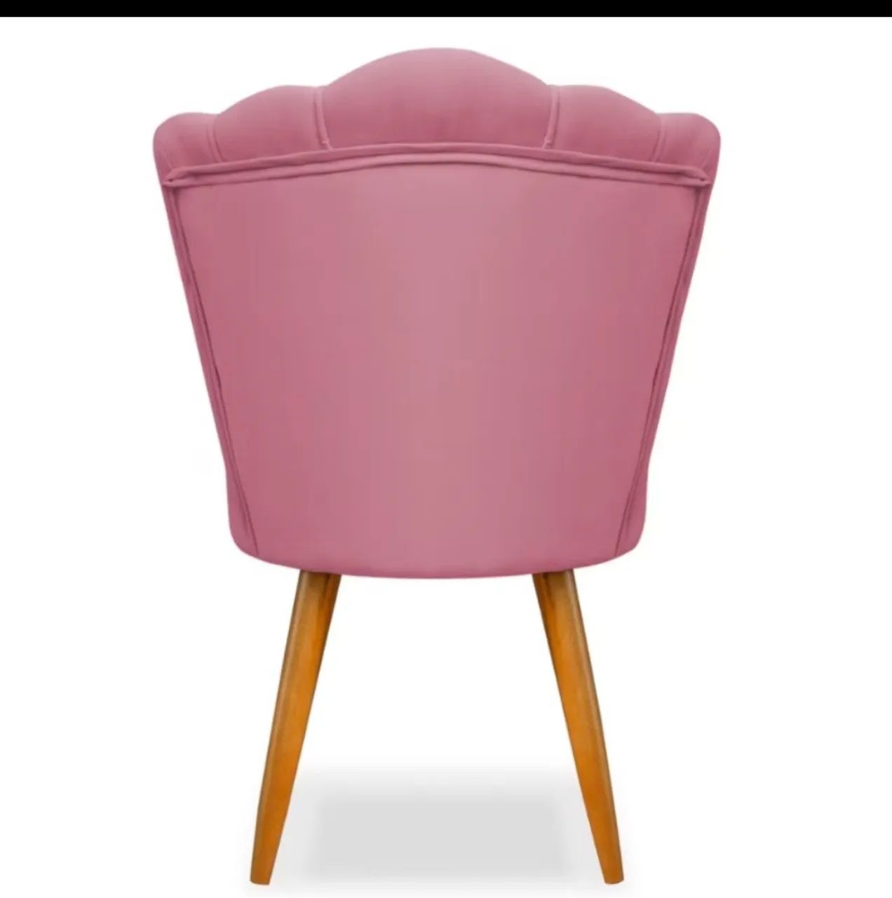 Poltrona Concha Rosa para Penteadeira - Foto 3